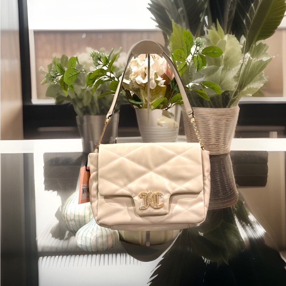 *SALE*Juicy Couture Angel “Better Than a Diamond” Cream Crossbody Bag NWT - Picture 2 of 12